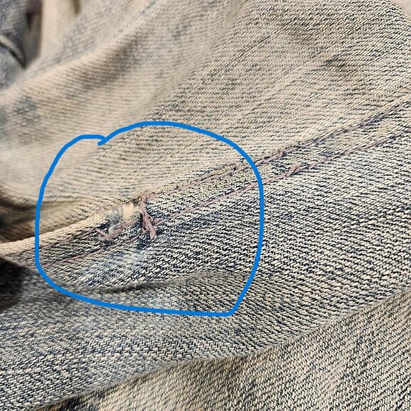 American Rag Faded, Washedout Denim Jean Jacket - Size Small - Picture 9 of 9